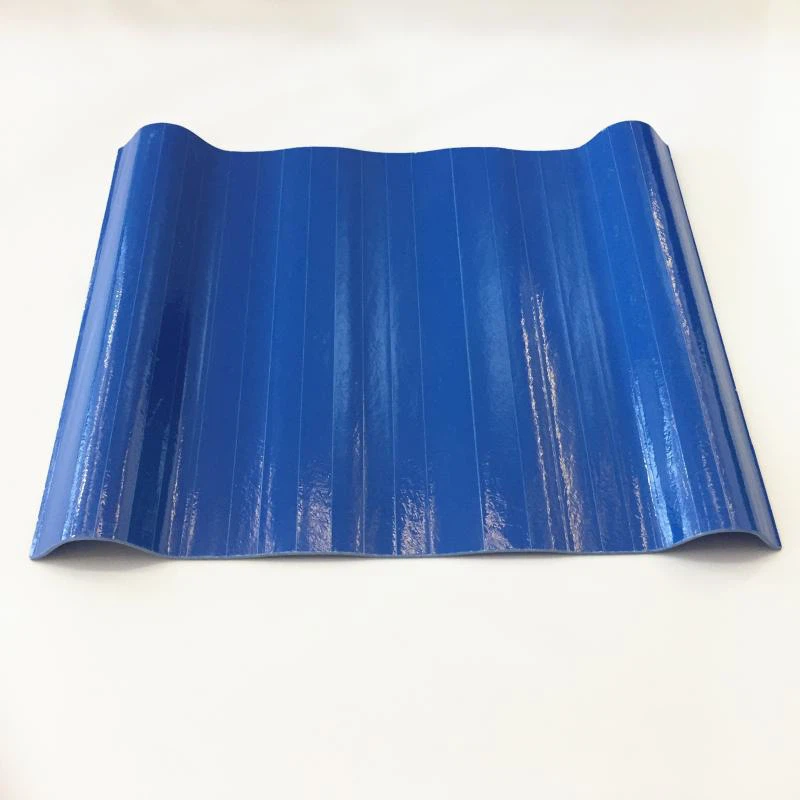 Blue Fiberglass Panels