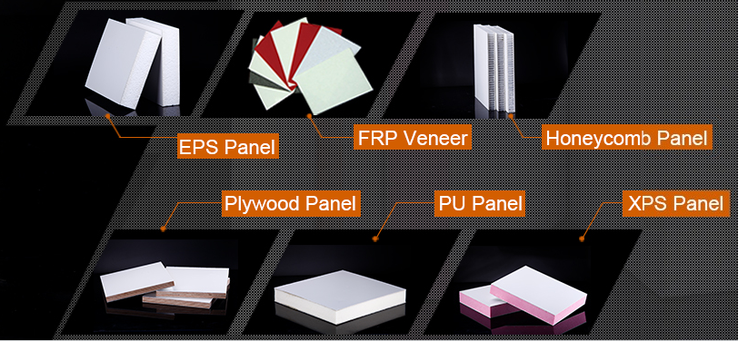 sandwich panels-EPSPPPlywoodPUXPS sandwich panels-EPSPPPlywoodPUXPS